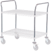 Nexel® AH24C Chrome Utility Cart Handle 24" (Priced Each, In A Package Of 2) - Pkg Qty 2