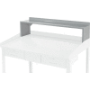Global Industrial Steel Riser Shelf, 48"W x 9"D, Gray
