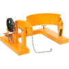 Global Industrial Forklift Tilting Drum Dumper, 1500 Lb. Capacity