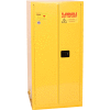 Eagle Mfg Drum Cabinet 55 Gal. Capacity Vertical Manual Close Flammable W/ Drum Supports