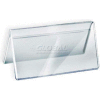 Azar Displays 192804 Acrylic Two-Sided Nameplate, 6" x 3", Acrylic