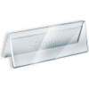 Azar Displays 192805 Acrylic Two-Sided Nameplate, 8.5" x 3", Acrylic