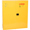 Eagle Mfg Drum Cabinet 110 Gal. Capacity Vertical Manual Close Flammable W/ Drum Supports