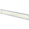 Azar Displays 199605 Adhesive-Back C-Channel Nameplate, 8.5" x 1.5", Acrylic