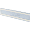 Azar Displays 199612 Adhesive-Back C-Channel Nameplate, 11" x 3", Acrylic