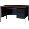 Hirsh Industries® acier Desk - Piédestal de droite seule - 30 x 48 - Noyer/noir - Série HL10000
