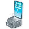 Azar Displays 206006 Small Molded Suggestion Box W/ Pocket, 5.5" x 3.5", Acrylic ,1 Piece