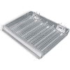 Azar Displays 225506 6-Section Eyeshadow Tray, Pegboard/Slatwall, 12" x 1.25", Acrylic