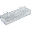 Azar Displays 225522 36-Section Cosmetic Tray, Pgbrd/Slatwall, 10.25" x 2", Acrylic