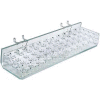 Azar Displays 225548 48-Slot Masc. & Cosm. Tray, Pgbrd/Slat-W 10.25" x 1.875", Acrylic