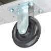 Global Industrial™ Medium Duty Swivel Plate Caster 5" Polyurethane Wheel 250 lb. Capacity