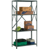 Global Industrial™ 4 Shelf, 18 Ga Open Steel Shelving Unit, 36 » L x 12"P x 73"H, Gris