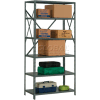 Global Industrial™ Steel Shelving 20 Ga 36"Wx24"Dx73"H Open Clip Style 6 Shelf