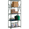 Global Industrial™ Steel Shelving 20 Ga 36"Wx24"Dx85"H Open Clip Style 5 Shelf