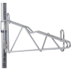 Nexel® Chrome, Adjustable Single Shelf Post Bracket, 18"D
