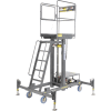 Une seule personne lever 20 "L x 28 » W plateforme - Lift de pompe hydraulique à main
