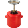 Eagle Safety Plunger Can - 2 Quart Polyethylene, P-712
