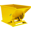 Global Industrial Heavy Duty Self Dumping Forklift Hopper, 3 Cu. Yd., 7000 Lbs, Yellow