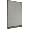 Interion® Electric Office Partition Panel, 48-1/4"W x 64"H, Gray