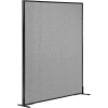 Interion® autostables de bureau cloison panneau, 48-1/4" W x 60" H, gris