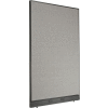 Interion® Electric Office Partition Panel, 48-1/4"W x 76"H, Gray