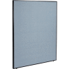 Interion® Bureau cloison panneau, 60-1/4" W x 72" H, bleu