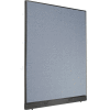 Interion® Electric Office Partition Panel, 60-1/4"W x 76"H, Blue
