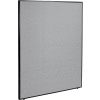 Interion® Bureau cloison panneau, 60-1/4" W x 72" H, gris