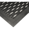 Wearwell® Upfront Scraper Mat Slotted 5/16" Épais 3' x 60' Noir