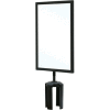 Queueway Acyrlic Sign Frame, 7"Wx11"H, Black