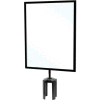 Queueway Acyrlic Sign Frame, 11"Wx14"H, Black