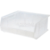 Bac industriel™ en plastique Global Stack & Hang Bin, 16-1/2 po L x 14-3/4 po L x 7 po H, transparent, qté par paquet : 6