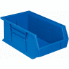 Bac en plastique industriel™ Global Stack & Hang, 8-1/4 po L x 13-5/8 po L x 6 po H, bleu - Qté par paquet : 12