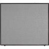 Interion® Bureau cloison panneau, 48-1/4" W x 42" H, gris
