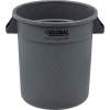 Global Industrial Plastic Trash Can - 10 Gallon Gray