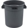 Global Industrial™ Plastic Trash Can - Gris 10 gallons