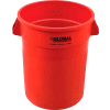 Global Industrial™ Plastic Trash Can - 32 Gallon Rouge