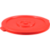 Global Industrial™ Plastic Trash Can Lid - 32 Gallon Rouge