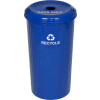 Witt Industries Recycling Can, 20 gallons, Bleu