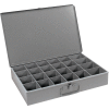 Boîte à compartiments en acier Durham 102-95 - 24 compartiments 18 x 12 x 3 - Qté par paquet : 4