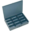 Boîte à compartiments en acier Durham 115-95 - 12 compartiments 18 x 12 x 3 - Qté par paquet : 4