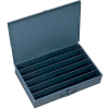 Durham Steel Scoop Compartment Box 125-95 - 6 Horizontal Compartments 18 x 12 x 3 - Pkg Qty 4