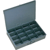 Boîte à compartiments en acier Durham 131-95 - Compartiments réglables 18 x 12 x 3 - Qté par paquet : 4