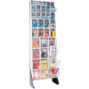 Astuce de Quantum Bin Floor Stand QFS170-36-Single Sided 70" H blanc