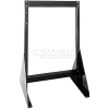 Quantique doublé étage face Stand QFS224 pour vider les poubelles - 24 po H