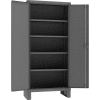 Durham® Heavy Duty Storage Cabinet, 12 Gauge, 36"W x 18"D x 78"H, Gray