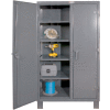 Durham Heavy Duty Double Shift Storage Cabinet HDDS243678-8S95 - 12 Gauge 36"W x 24"D x 78"H