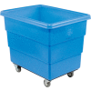 Dandux Medium Duty Plastic Box Truck, 20 Bushel, Blue