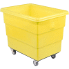 Dandux Yellow Plastic Box Truck 51126010Y-3S 10 Bushel Medium Duty