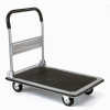 Global Industrial™ Folding Platform Truck with 28 x 18 Solid Steel Deck 400 Lb. Capacity